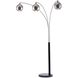 Orson 87 inch 40 watt Brushed Nickel Arc Floor Lamp Portable Light