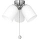 Emile LED Brushed Nickel Fan Light Kit