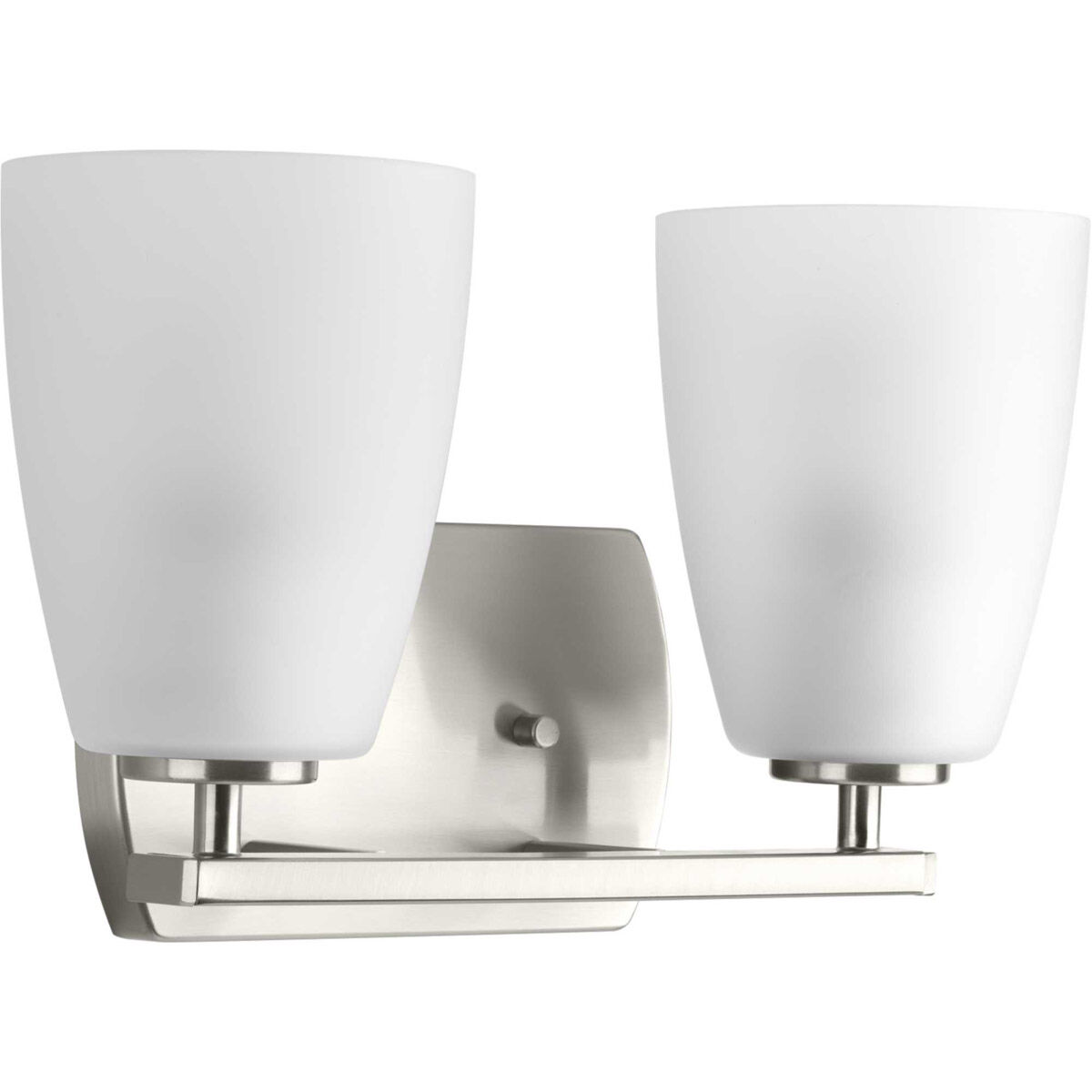 Leap 2 Light 14 inch Brushed Nickel Bath Vanity Wall Light