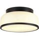Parkhurst 2 Light 11.25 inch Matte Black Flush Mount Ceiling Light