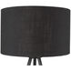 Morenci 22 inch 100.00 watt Matte Black Table Lamp Portable Light