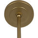 Onyx 13 inch Brushed Gold and Satin Bronze Pendant Ceiling Light