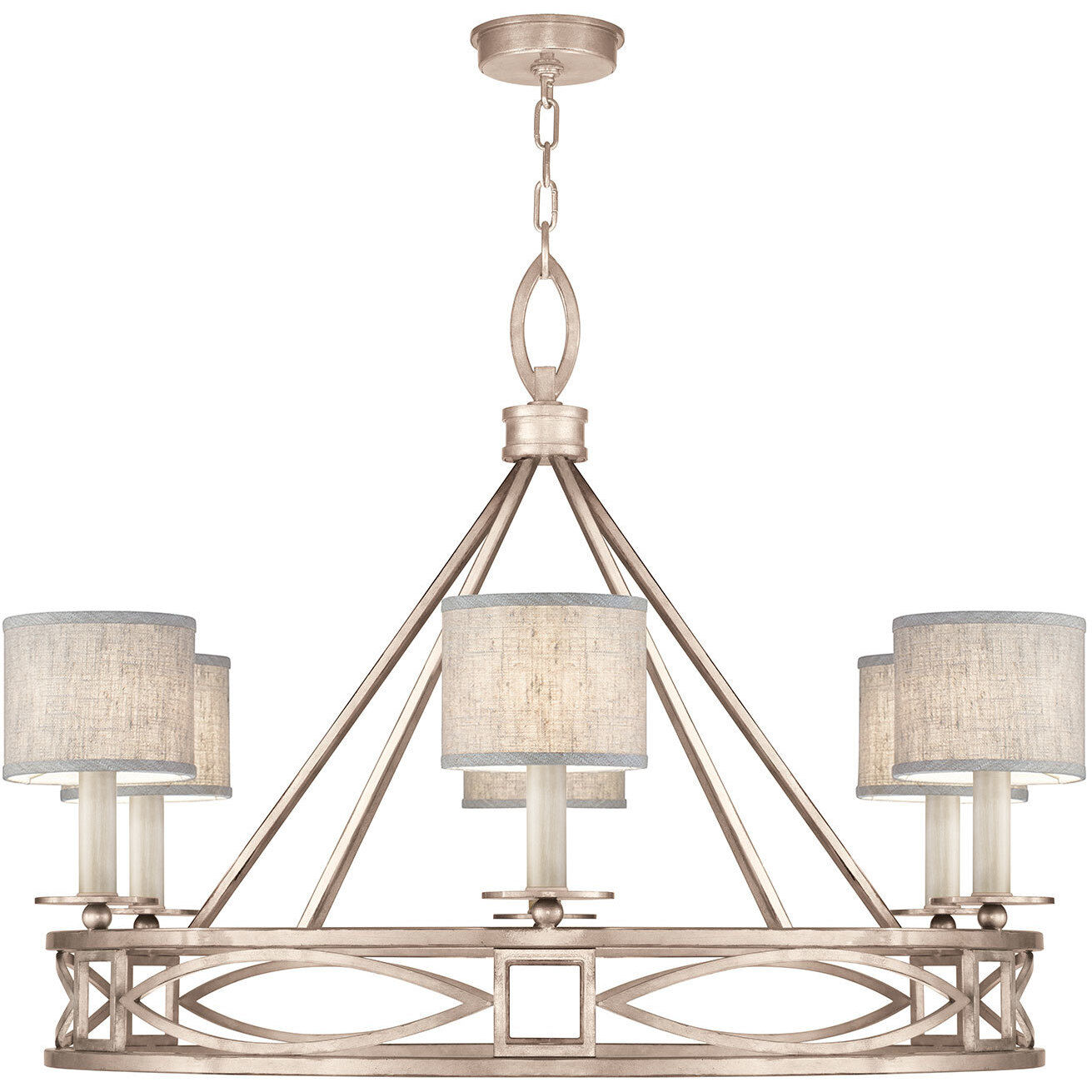 Cienfuegos 6 Light 39.5 inch Gray Chandelier Ceiling Light