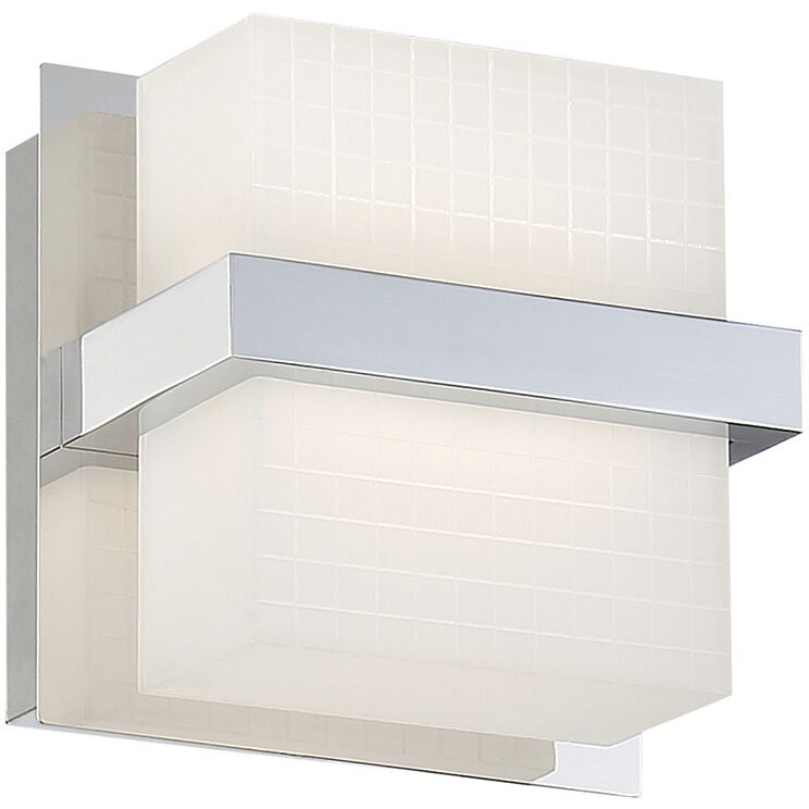 Raylan LED 5 inch Chrome Wall Sconce Wall Light