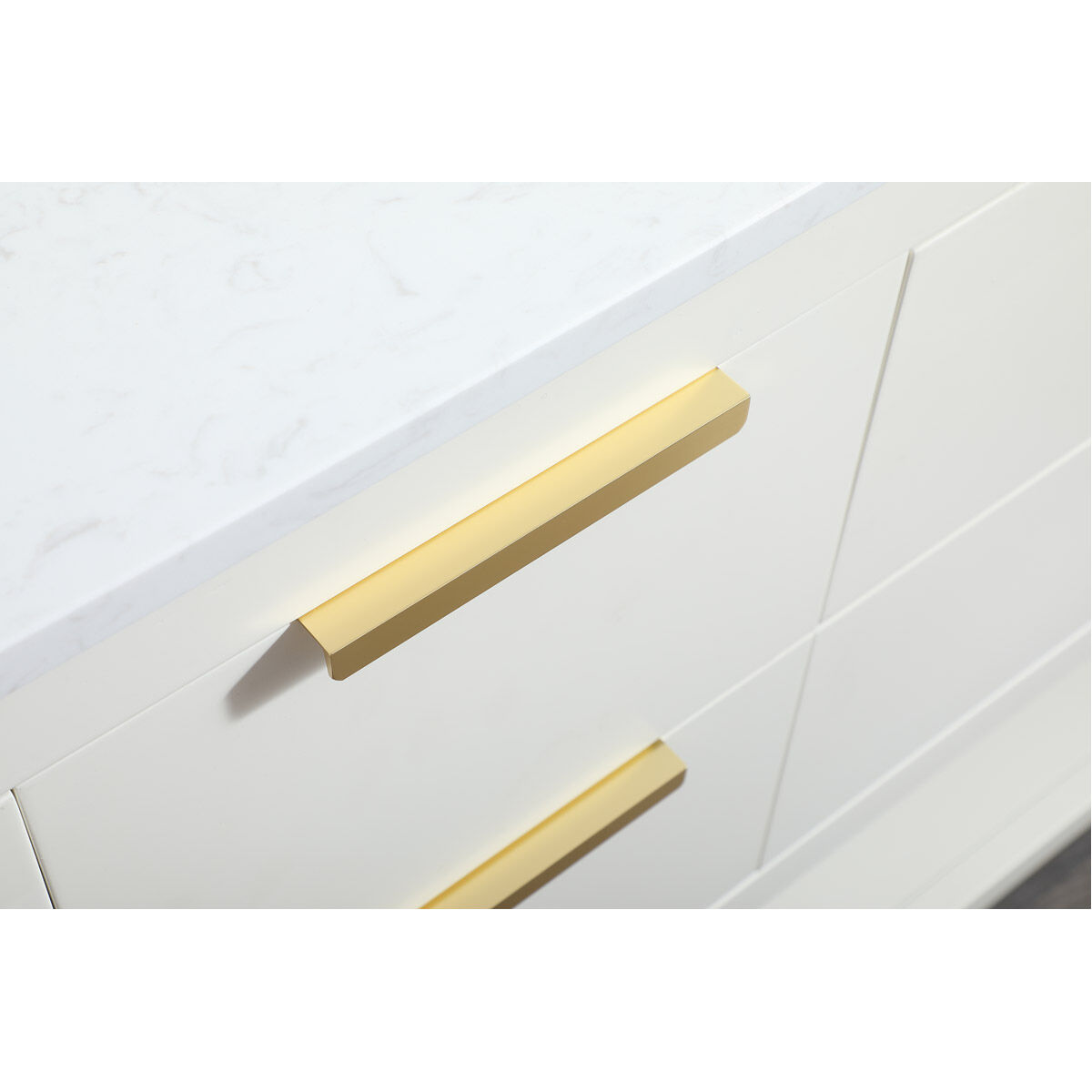 Larkin 60 X 22 X 34 inch White Vanity Sink Set