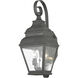 Exeter 2 Light 22 inch Charcoal Outdoor Wall Lantern