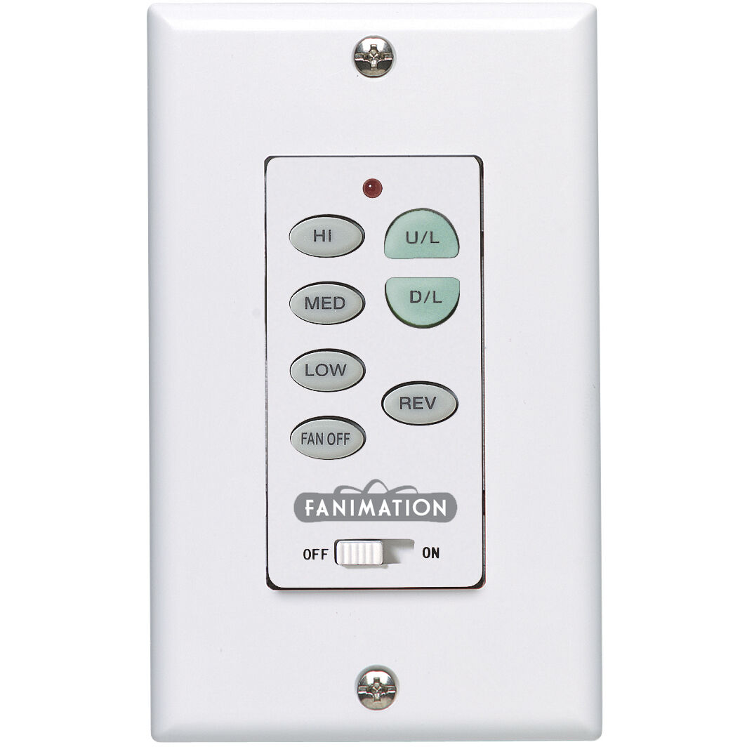 Controls White Fan Wall Control