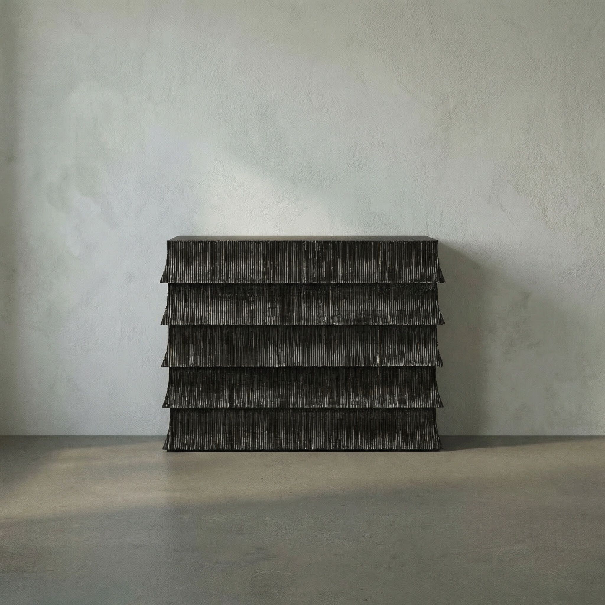 Ava Hand Rubbed Black Dresser