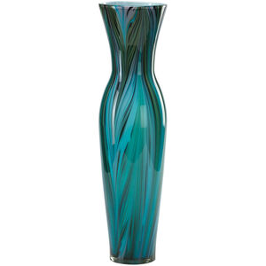 Peacock Feather 23 X 7 inch Vase, Tall