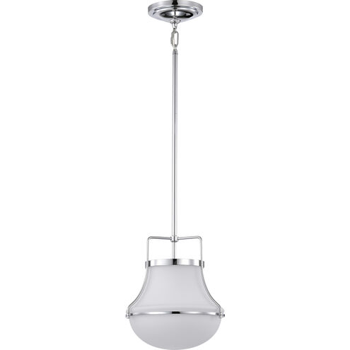 Valdora 1 Light 10.38 inch Polished Nickel Pendant Ceiling Light