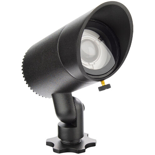 InterBeam Black 6.00 watt LED Spot and Flood Lighting in 2700K, 1, Low Voltage Accent Light, WAC Landscape