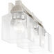 Aragon 3 Light 23 inch Brushed Nickel Vanity Sconce Wall Light