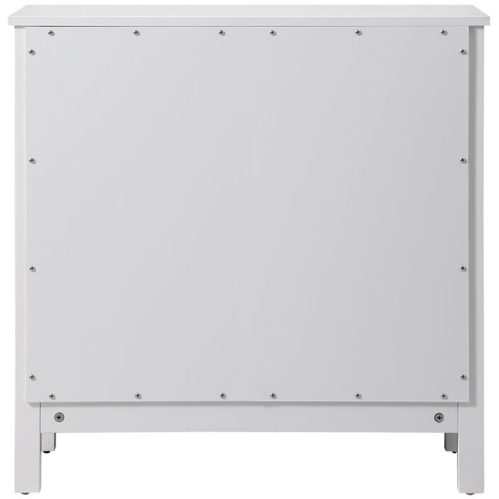 Adian White Bathroom Storage Cabinet