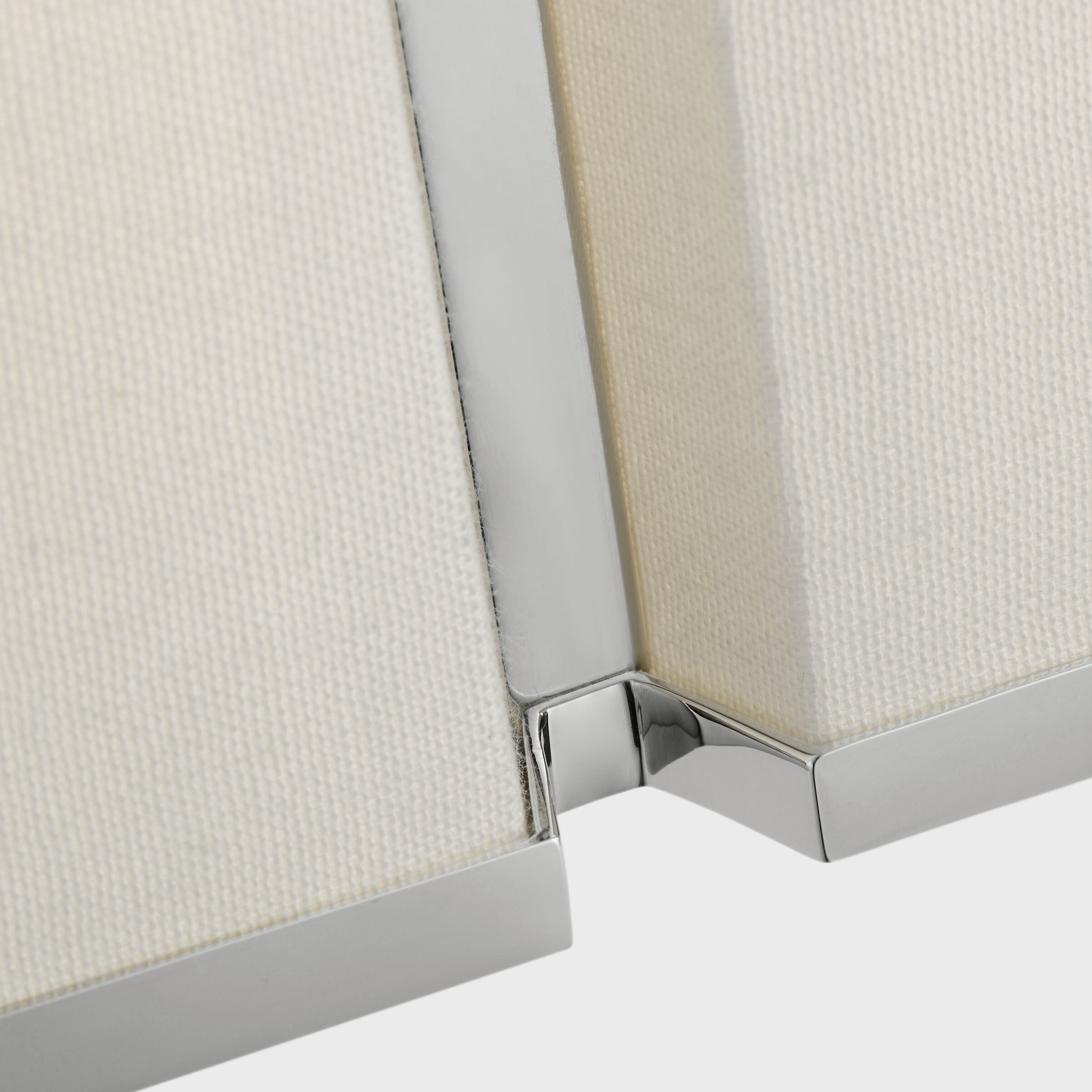 Paloma Contreras Vernet LED 5.5 inch Polished Nickel and Linen Sconce Wall Light