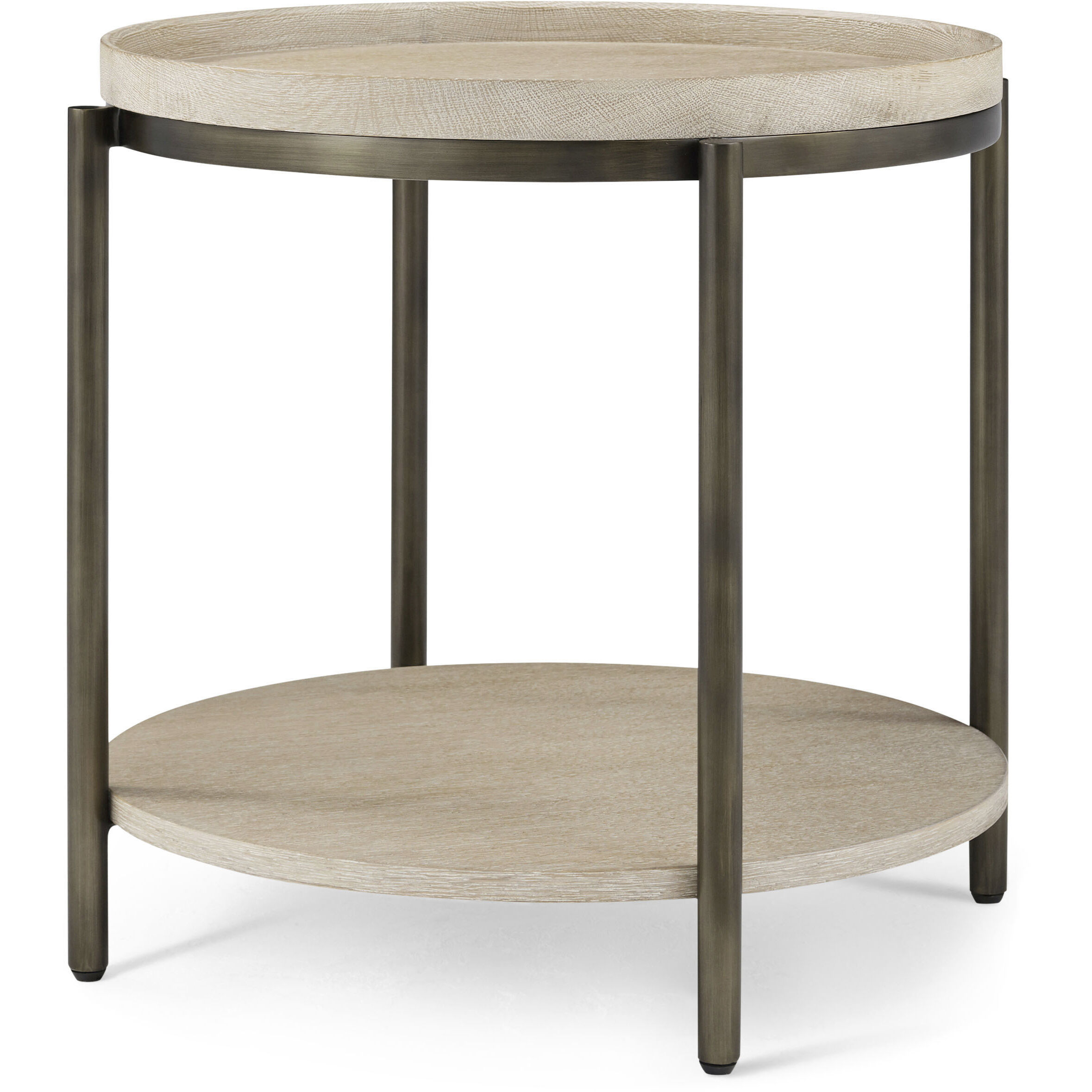 Repose 24.25 X 24.25 inch Grey Oak Side Table