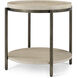 Repose 24.25 X 24.25 inch Grey Oak Side Table