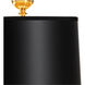 Wildwood 19 inch 100 watt Cream/Black/Gold Table Lamp Portable Light