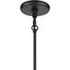 Current 1 Light 8 inch Matte Black Pendant Ceiling Light