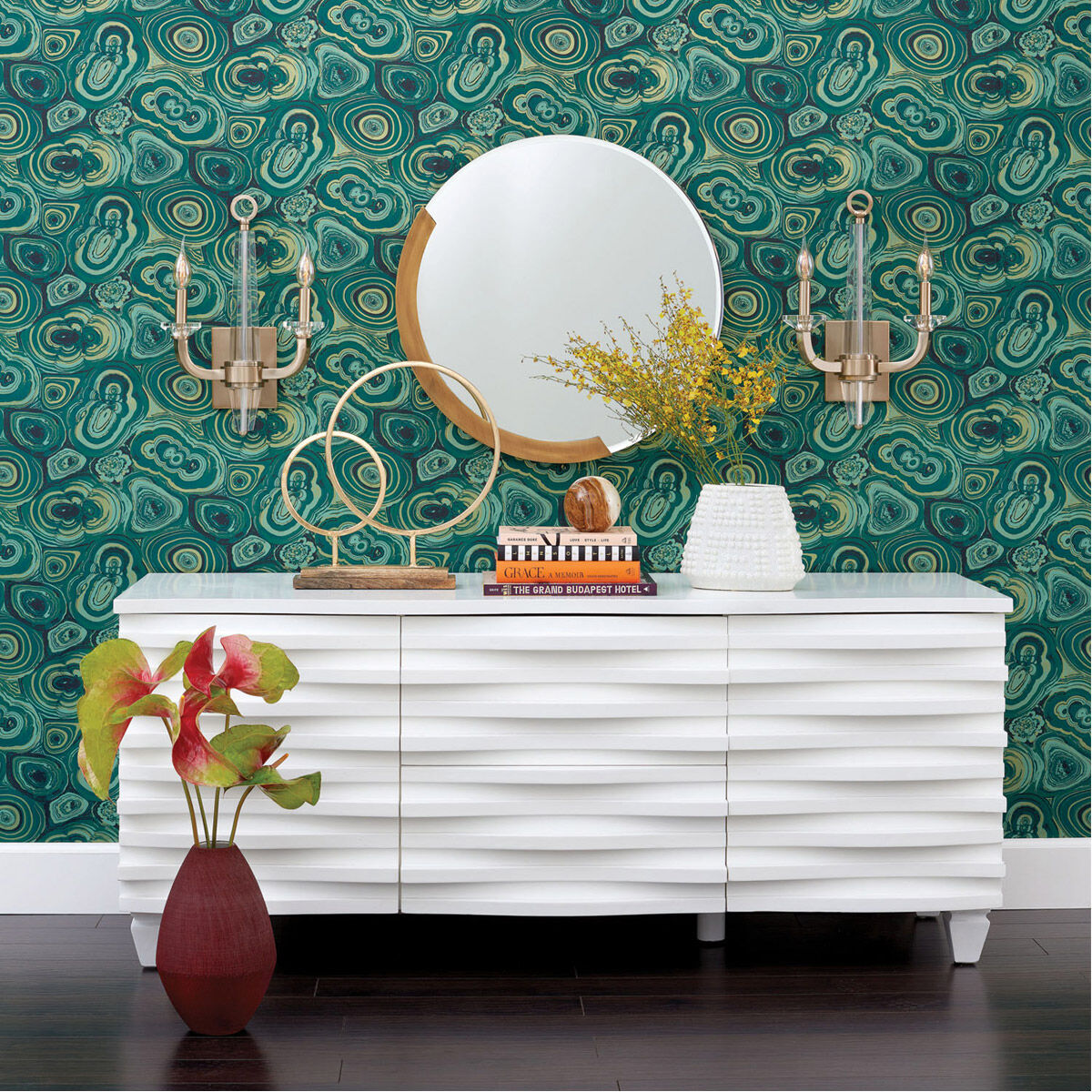 Ascher 1 Light 4.75 inch Brushed Caramel Sconce Wall Light