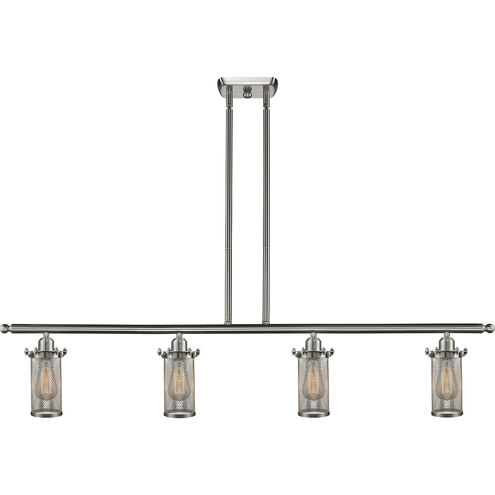 Austere Bleecker 4 Light 48 inch Brushed Satin Nickel Island Light Ceiling Light, Austere