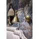 Morgan 24 inch 60.00 watt Aged Brass Task Sconce Wall Light
