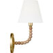 C&M by Chapman & Myers Fiona 1 Light 6.29 inch Gild Wall Sconce Wall Light in LED