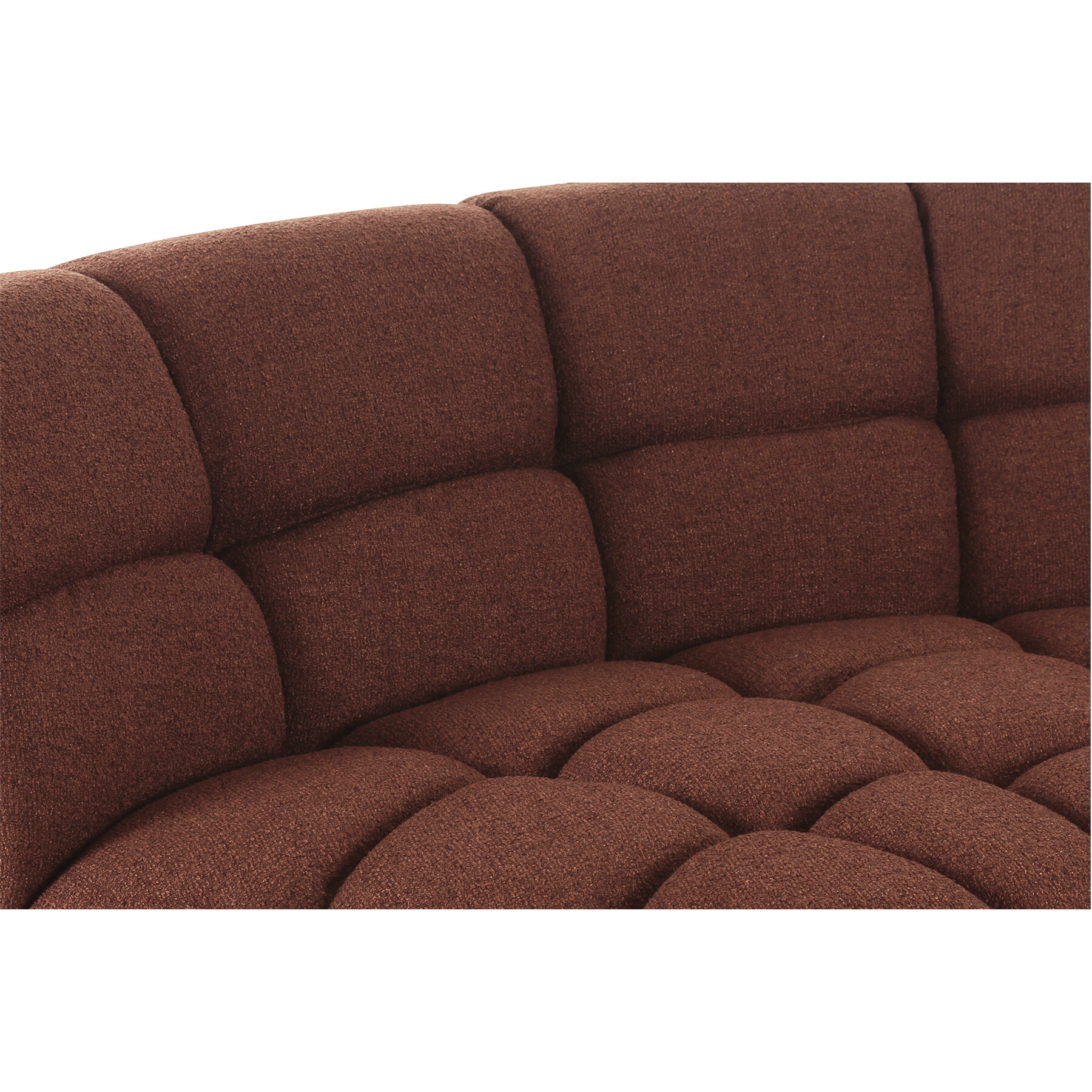 Roman Orange L-Shaped Sectional