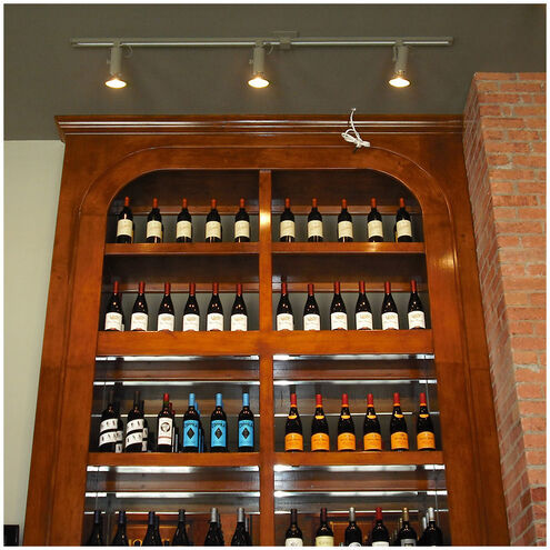 J Track 120 Brushed Nickel Track Component Ceiling Light