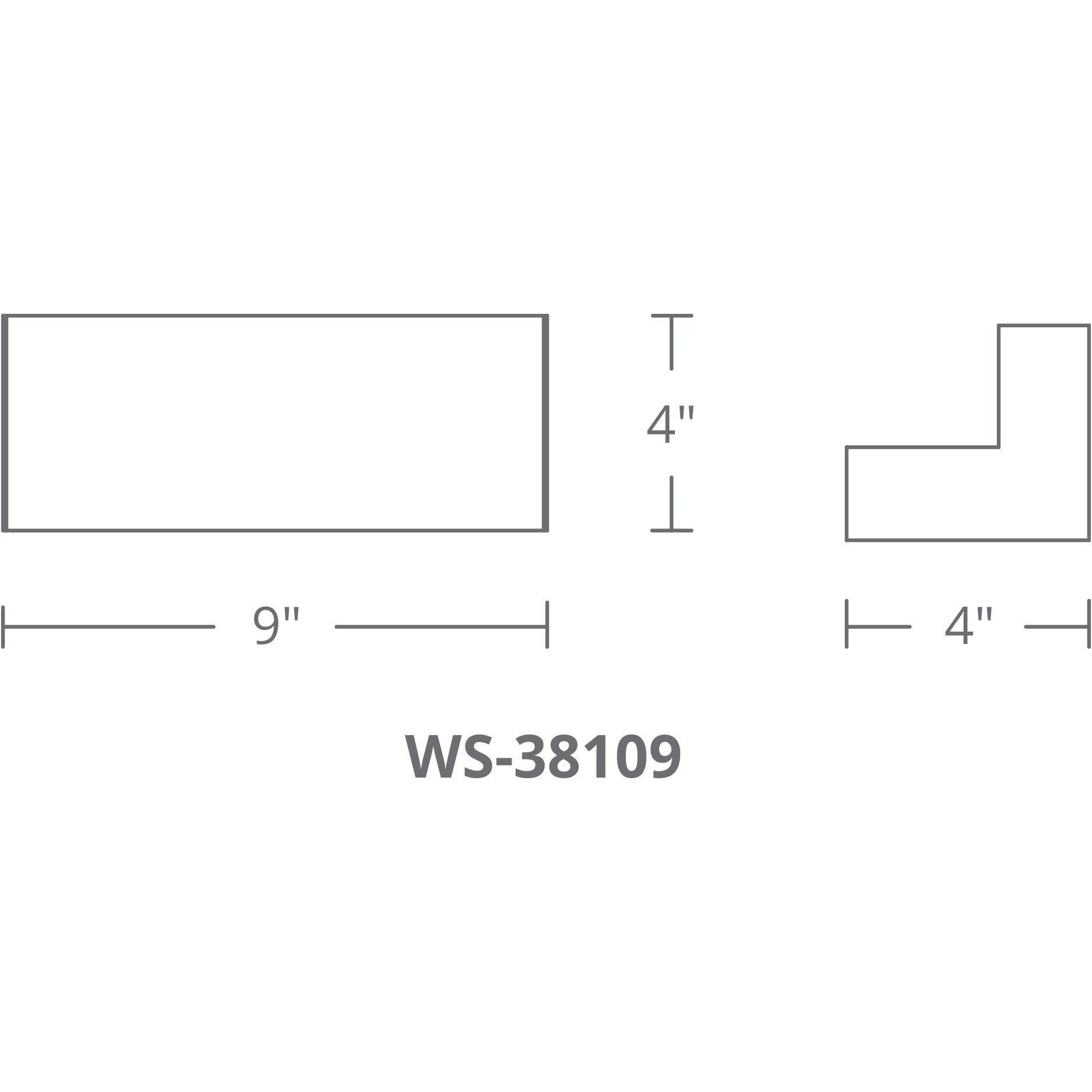 Bantam Wall Sconce Wall Light in 3500K, Black