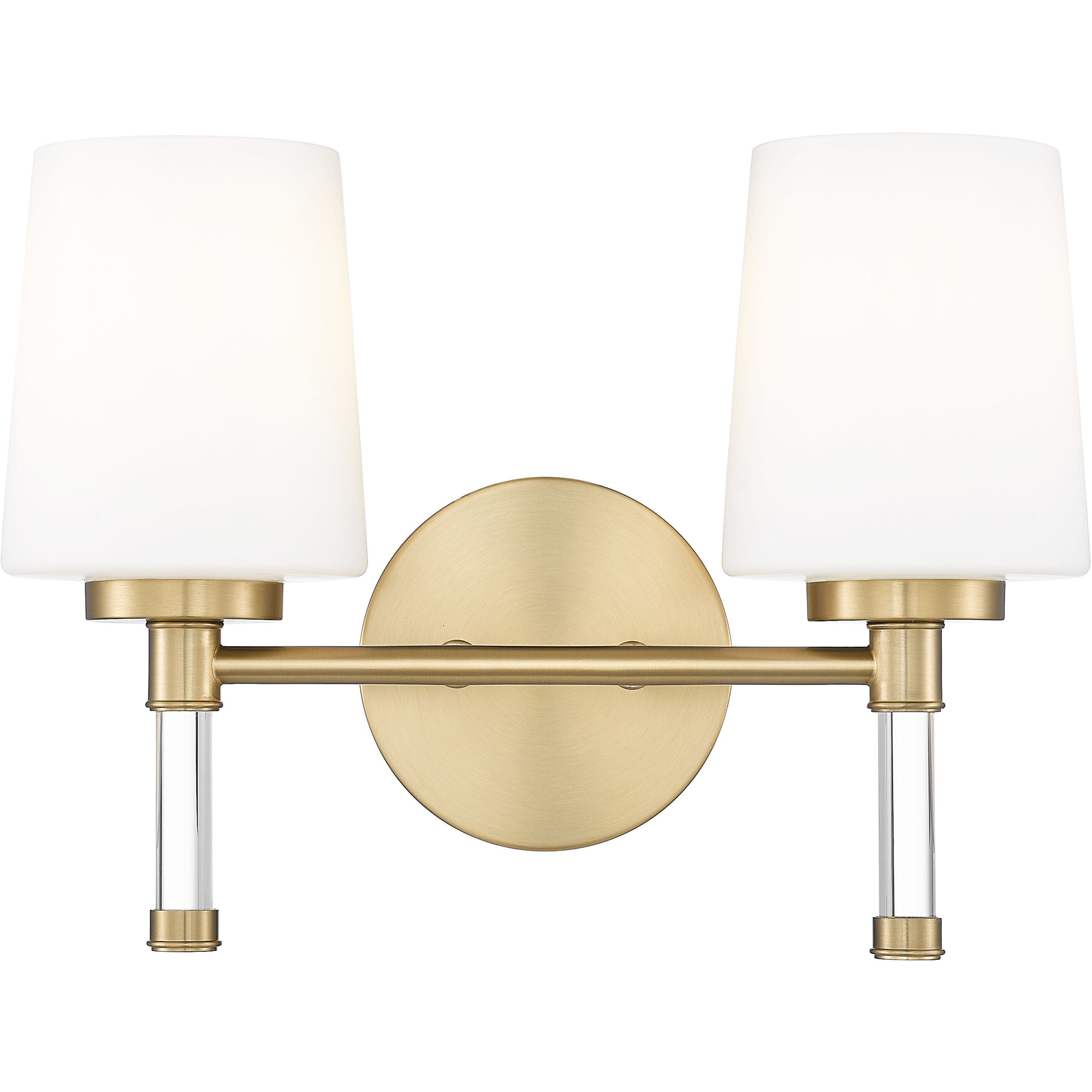 Henri Vanity Wall Light in Modern Gold