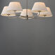 Dunbridge 5 Light 42 inch Polished Nickel Chandelier Ceiling Light