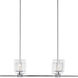 Valerio 6 Light 48 inch Silver Leaf Chandelier Ceiling Light