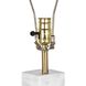 Anita 30 inch 40.00 watt Gold and Black with White Table Lamp Portable Light