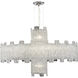 Metropolitan 15 Light 47 inch Clear Crystal Chandelier Ceiling Light