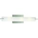 Tube 3 Light 20.5 inch Chrome Bath Light Wall Light in Incandescent