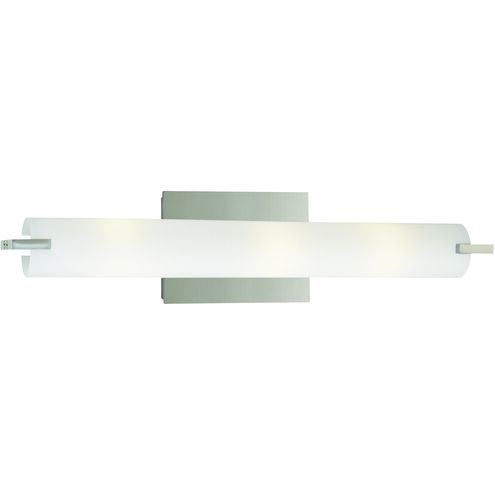Tube 3 Light 20.5 inch Chrome Bath Light Wall Light in Incandescent