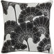 Japanese Floral 18 inch Black, Seafoam Pillow Kit