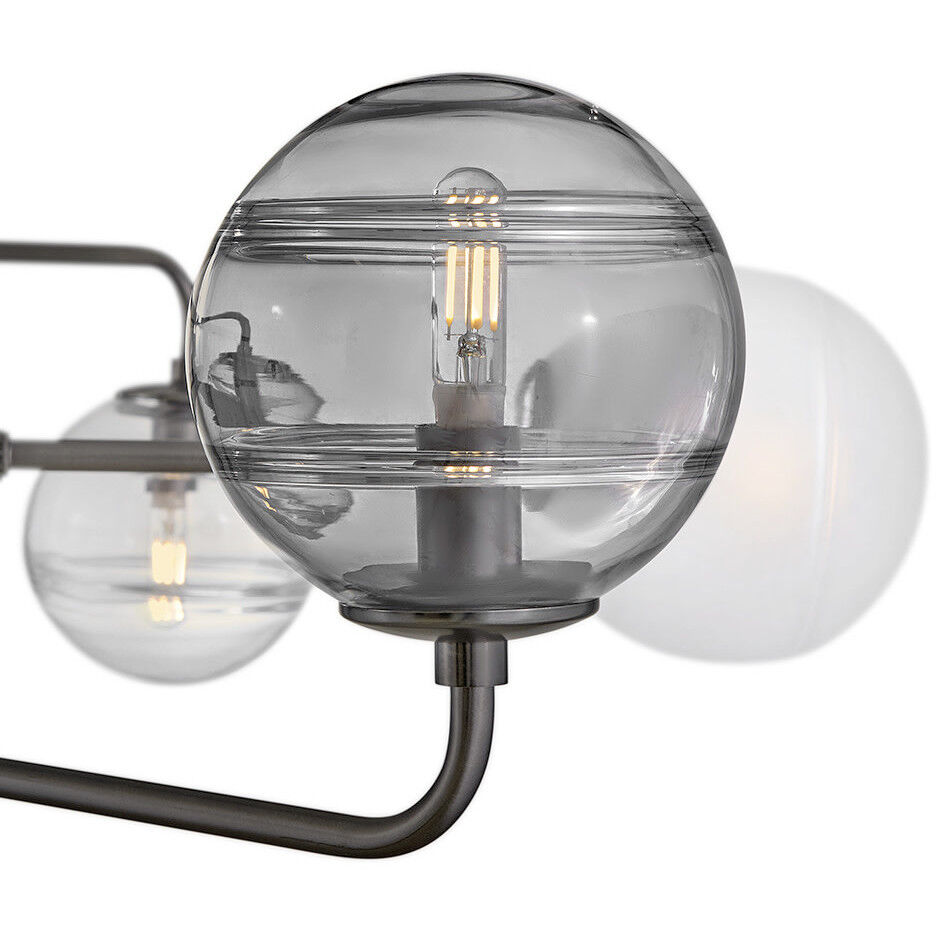 Oberon 8 Light 48 inch Black Oxide Chandelier Ceiling Light