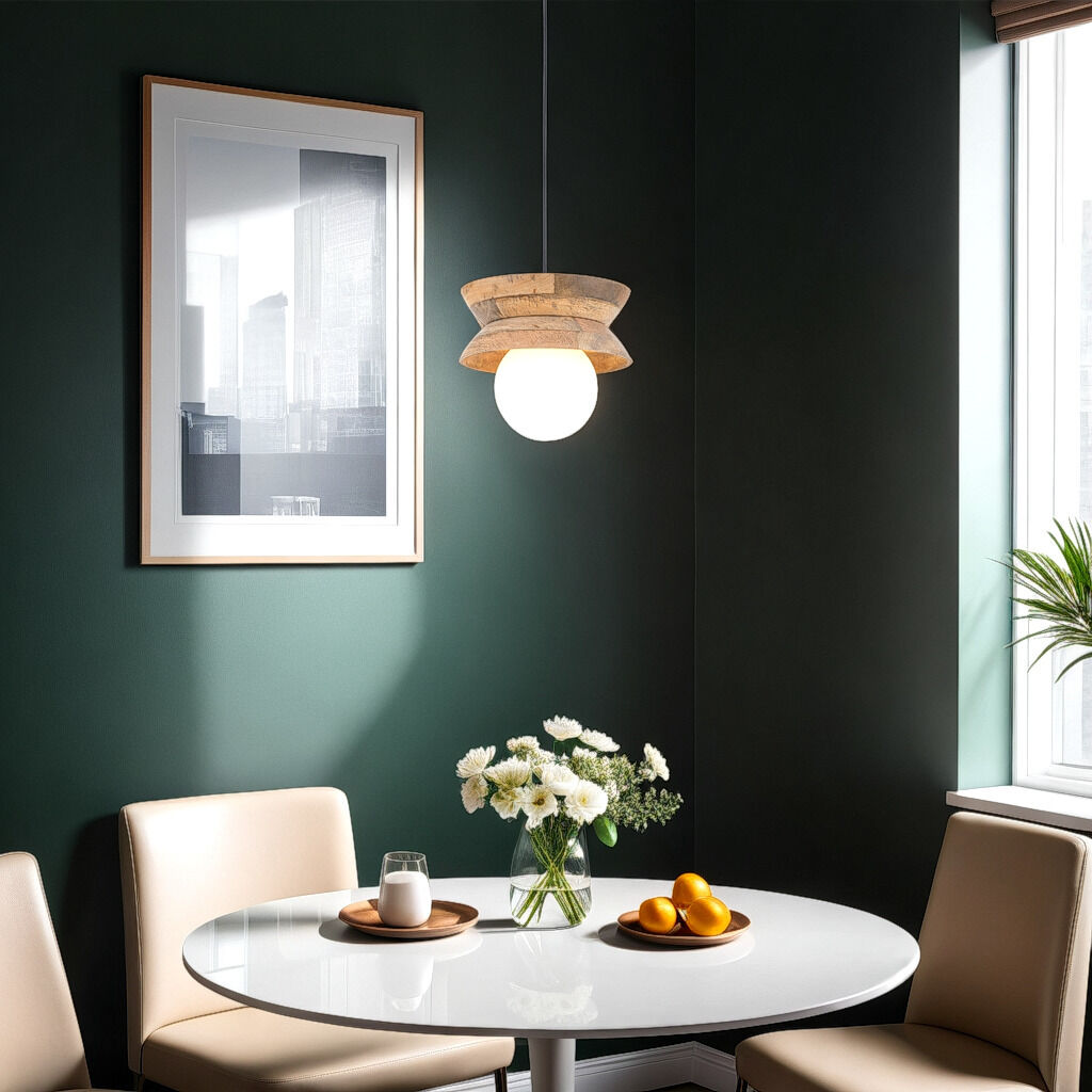 Kali 1 Light 9.8 inch Natural Pendant Ceiling Light