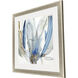 Florals Collection Blue Framed Art