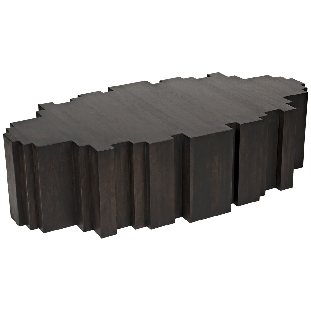 Royce 70 X 36 inch Ebony Walnut Coffee Table