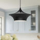 Alora Mood Emiko 1 Light 16 inch Matte Black Pendant Ceiling Light