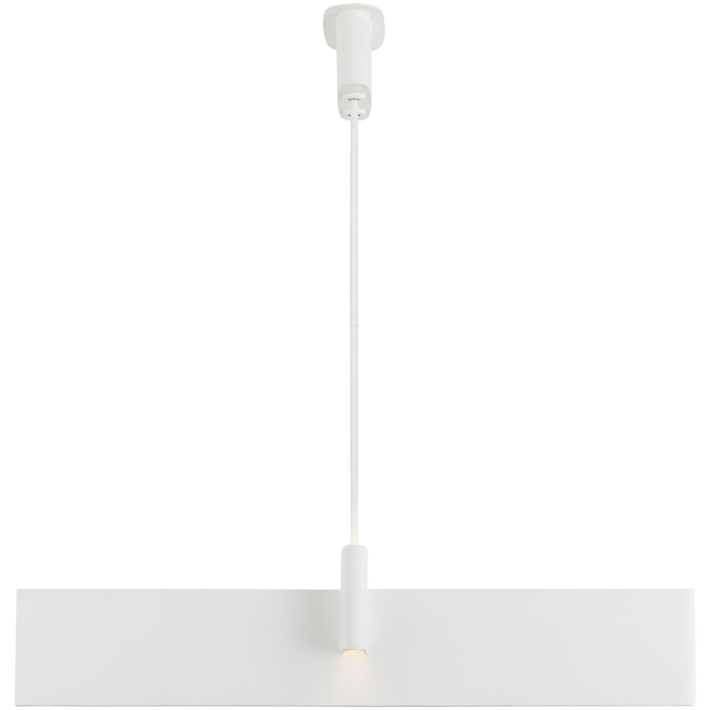 Kelly Wearstler Lotura LED 48 inch Museum White Intersecting Linear Pendant Ceiling Light