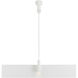 Kelly Wearstler Lotura LED 48 inch Museum White Intersecting Linear Pendant Ceiling Light