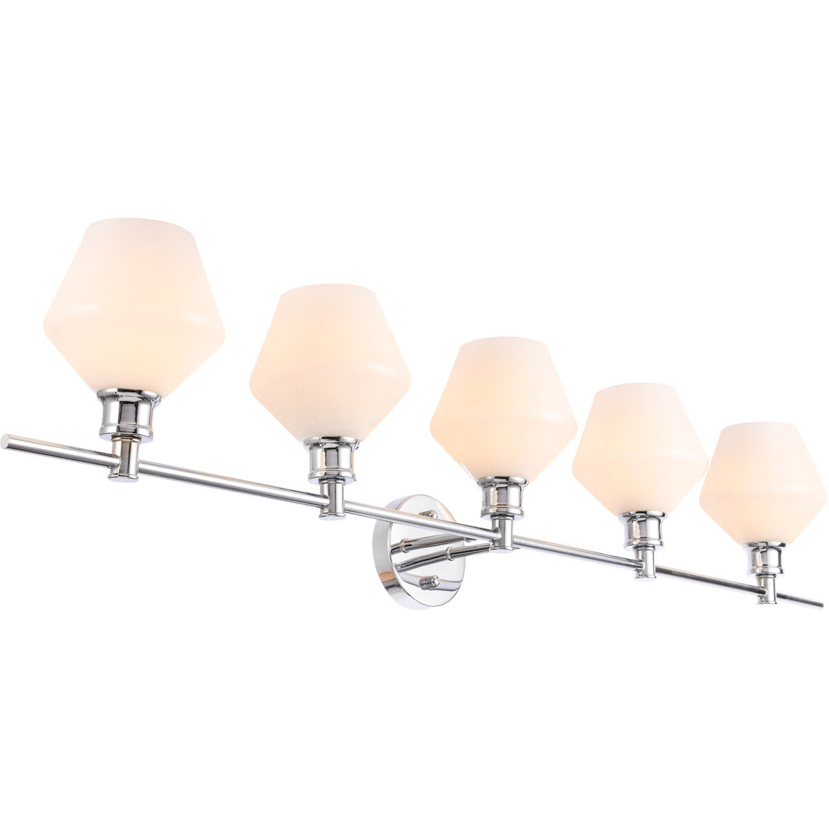 Gene 5 Light 47 inch Chrome Wall sconce Wall Light