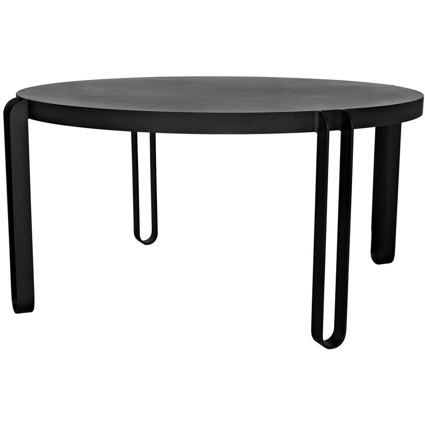 Marcellus 63 X 63 inch Matte Black Dining Table
