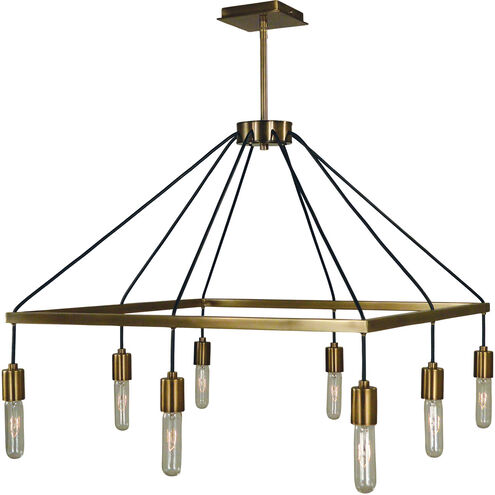 Celestial 8 Light 24 inch Antique Brass Dining Chandelier Ceiling Light