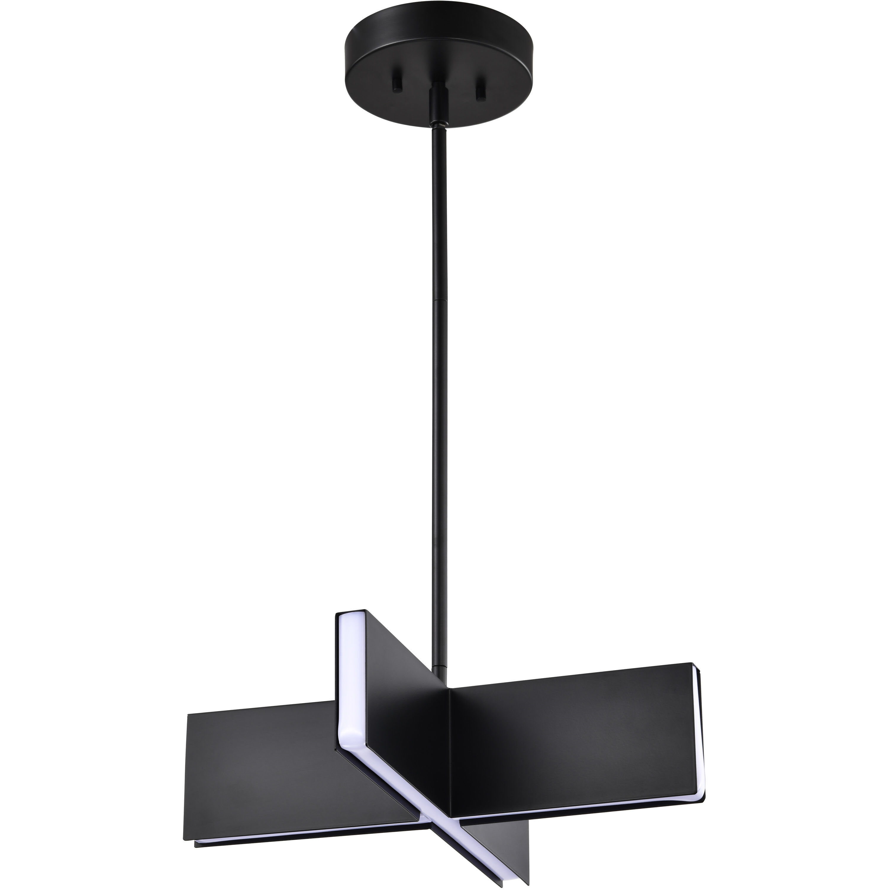 Blaine LED 15.75 inch Matte Black Pendant Ceiling Light
