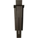 Linea 2 Light 21.9 inch Coastal Dark Smoke Outdoor Wall Sconce