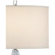 Tinney 26.25 inch 150 watt Blue and Clear Table Lamp Portable Light
